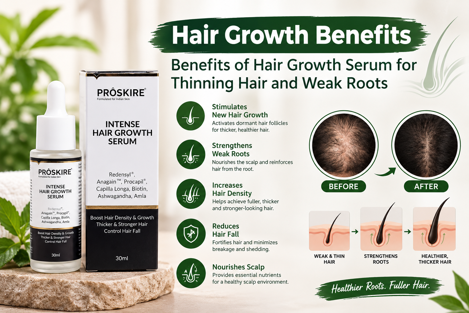 Benefits of hair growth serum